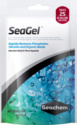 Seachem SeaGel Наполнитель для удаления органических загрязнений и фосфатов, 100мл на 60-125л